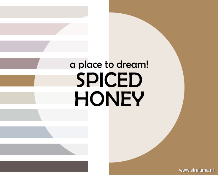 de kleur van het jaar 2019 - Spiced Honey - DREAM de kleur van het jaar 2019 - Spiced Honey - DREAM